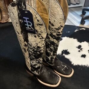 Iron Ranch Cowhide Boots